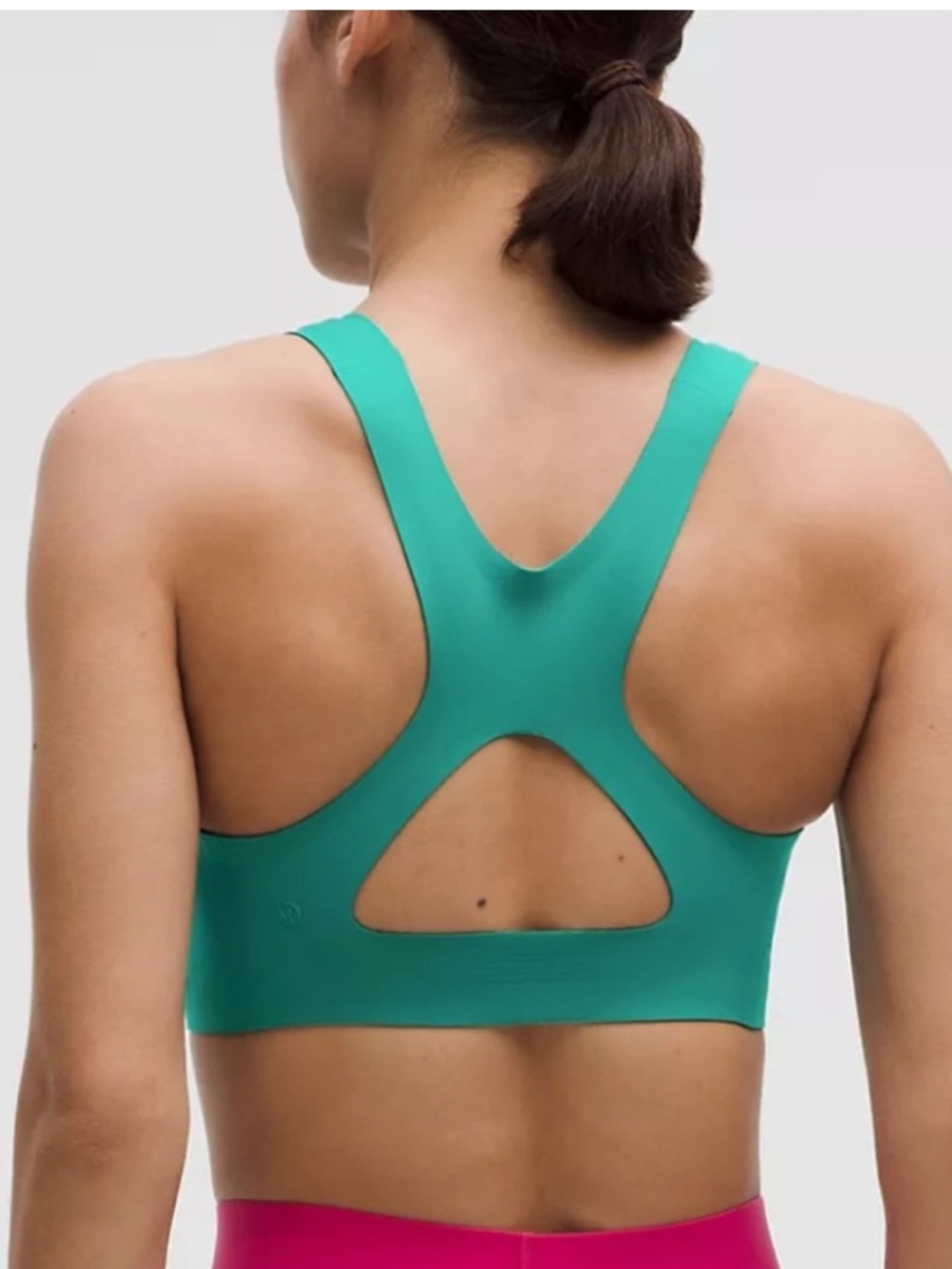 lululemon athletica Teal Green Racerback Sports Bra